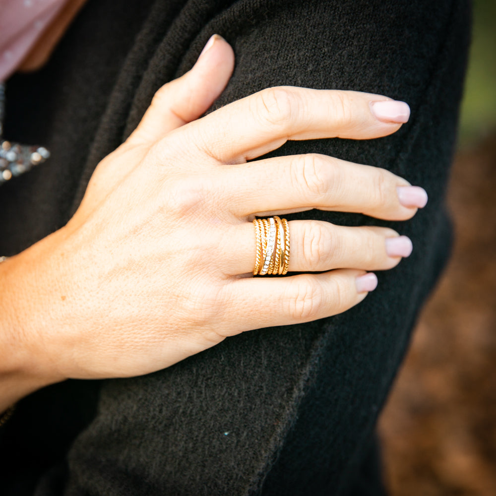 Henri-Ring-Gold-Plated-Twisted-Band-Diamante-Band-Statement-Jewellery